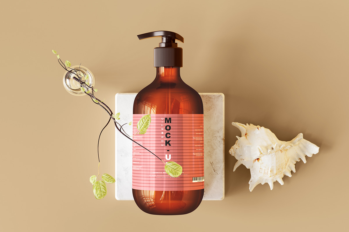 250+ Cosmetic Branding Mockup Bundle, a Cups & Container Mockup by pmvch (Photo 221 of 273)