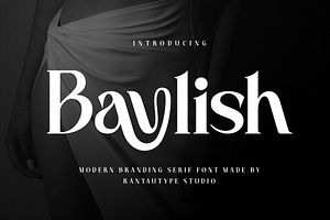 Baylish Modern Branding Serif Font