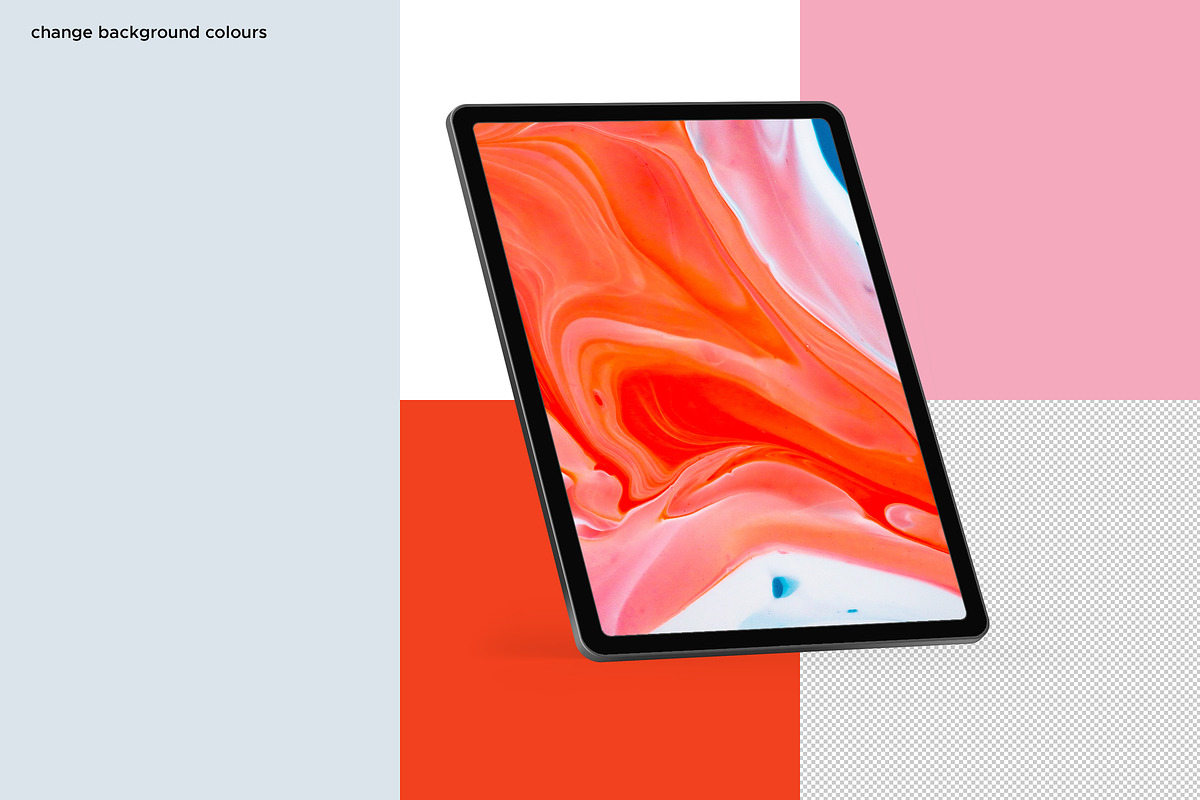 Tablet Dimensions Mockup, a Product Mockup by KL-Webmedia (Photo 8 of 16)