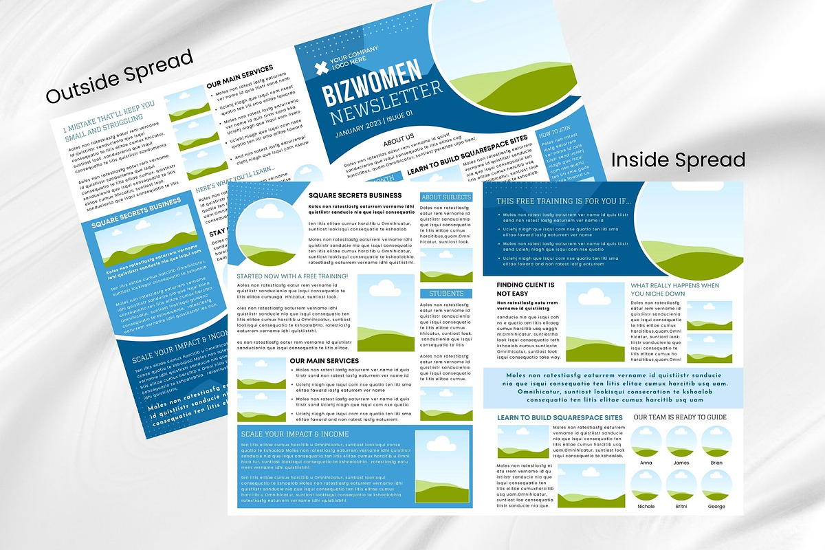 Businesswoman Canva Newsletter, an Email Template by PixelCraft (Photo 12 of 15)
