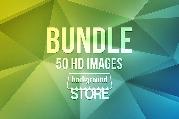 Polygon Backgrounds Bundle preview 6