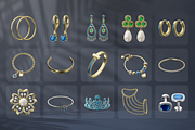 3D Jewelry Icon Set, an Object 3D Model by Flat Icons (Thumbnail 7 of 8)