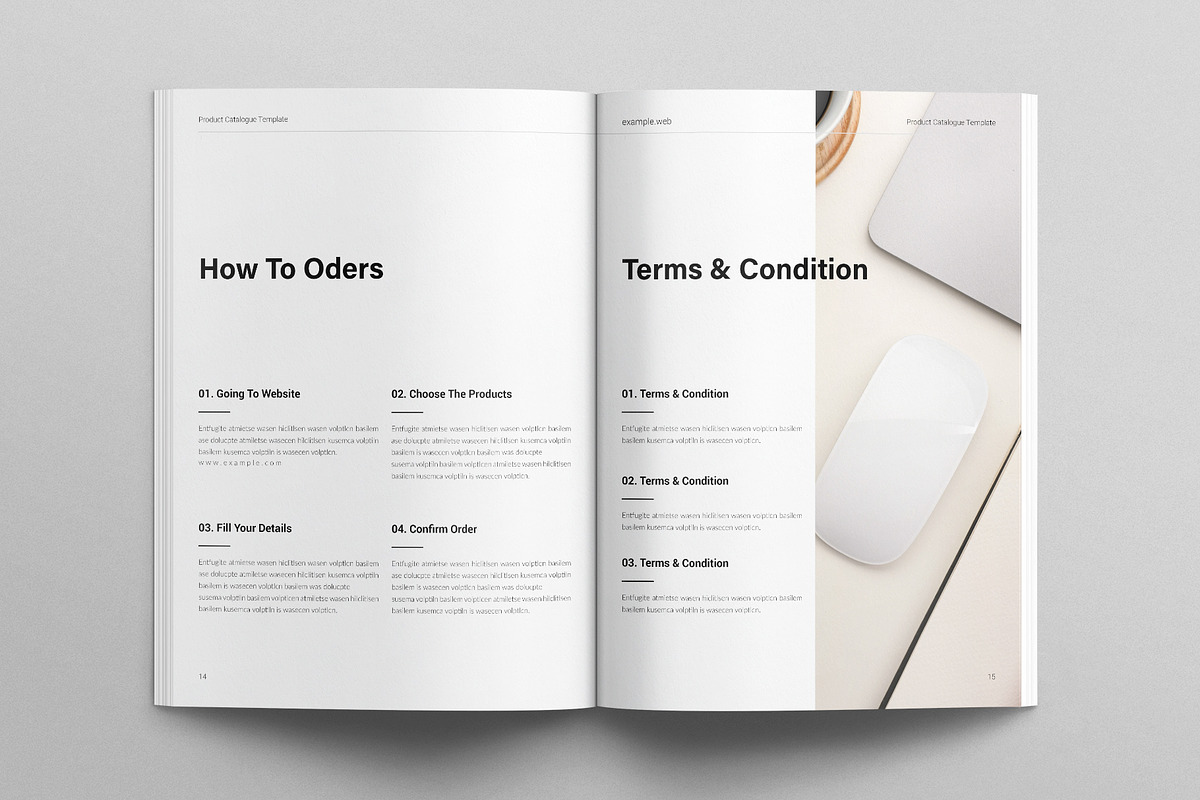 Product Catalog Template, a Brochure Template by E-Type (Photo 6 of 7)