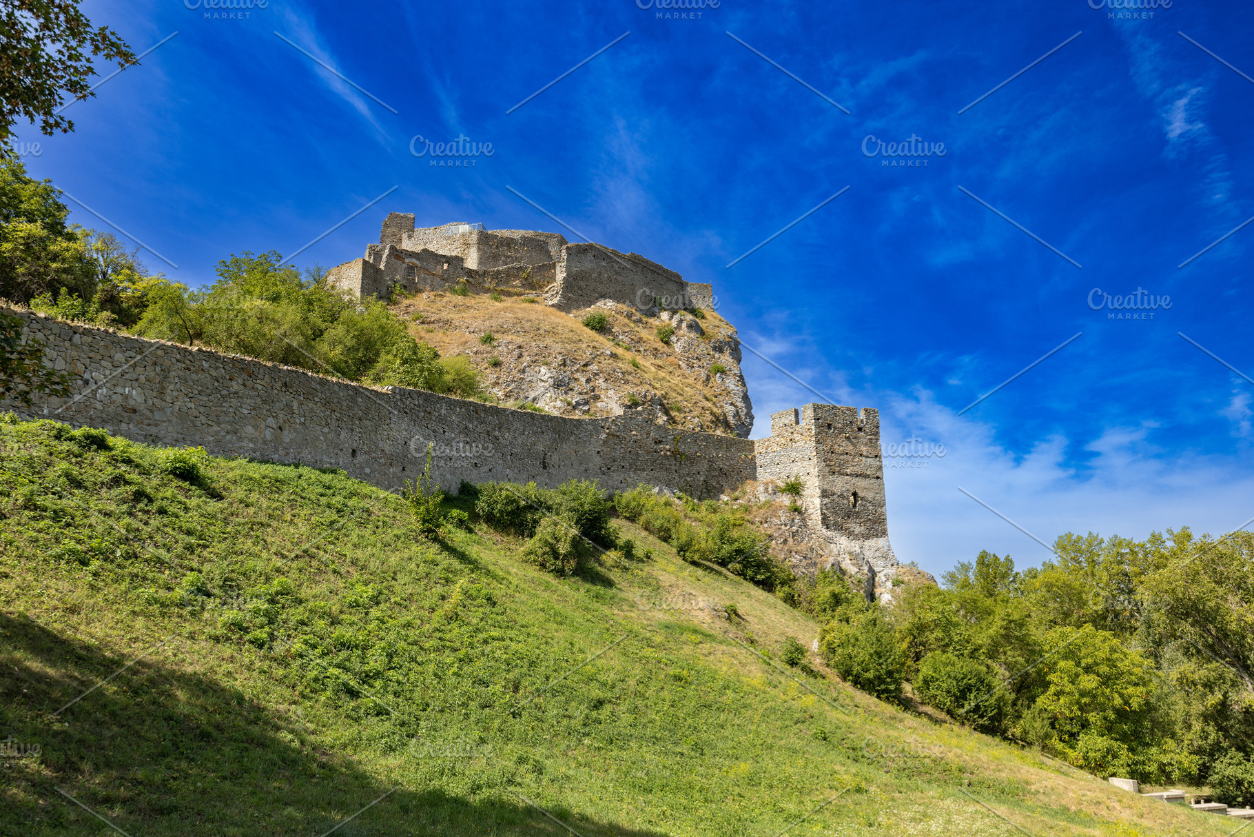 Ruins of Devin castle, a Photo by Grafvision photography