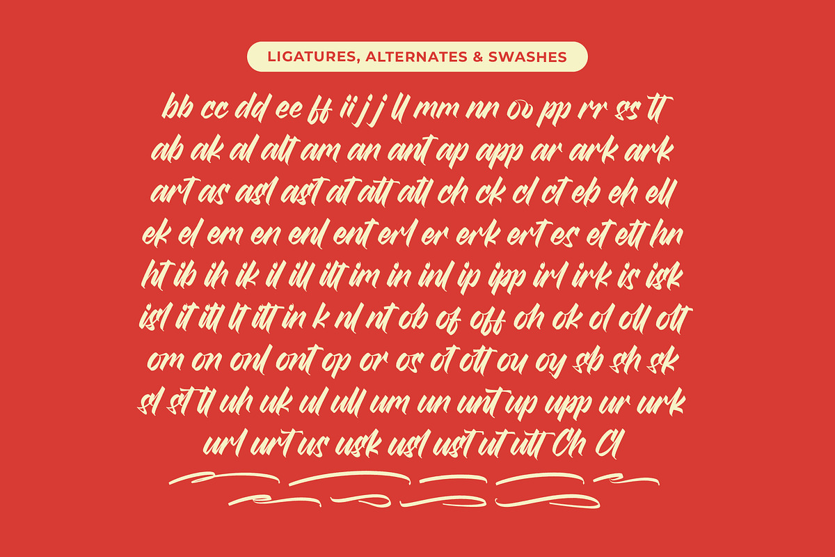 Broklyn Enthusia Bold Handwritten, a Script Font by Letterena Studios Script (Photo 19 of 20)