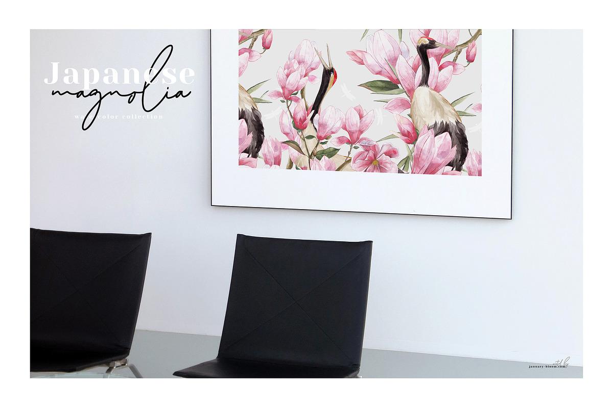 Magnolia & Cranes | Tropical Japan, an Illustration by January Bloom (Photo 14 of 17)