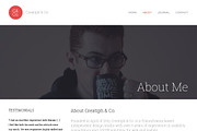 Portfolio Website - 2 Pages, a Websites & App Template by Creatiph Market (Thumbnail 2 of 2)