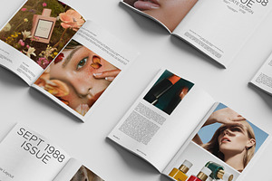 Magazine Editorial Template Design