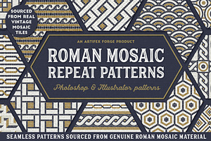 Roman Mosaic Repeat Patterns