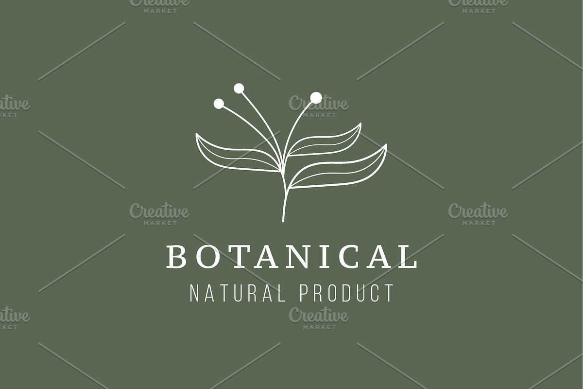 Minimalist Nature Leaf Logo Set, a Branding & Logo Template by Dyn Studio (Photo 4 of 6)