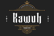 Rawuh, a Blackletter Font by productype1 (Thumbnail 1 of 12)