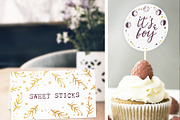 Baby Shower Set • Moon & Stars, an Invitation Template by Yeticrab (Thumbnail 7 of 10)
