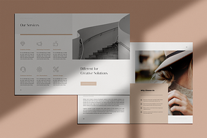 Light Creative Portfolio Brochure