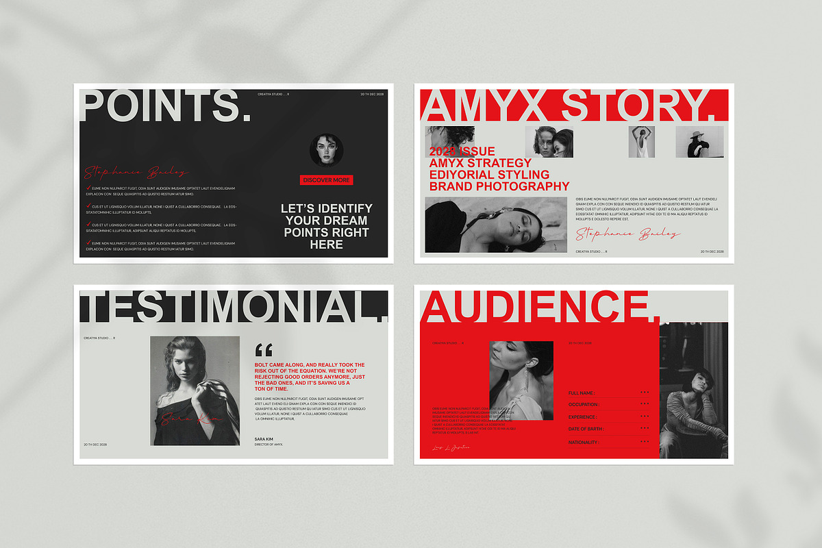 AMYX | Brand Strategy Template, a Presentation Template by Creatiya Type (Photo 9 of 11)