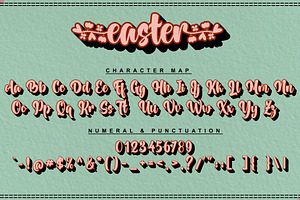 Easter Handwritten Bold Font