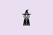 Spooky Pumpkin Character Icon, a Seasonal Illustration by Vectorium Studio (Thumbnail 2 of 3)