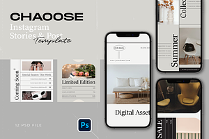 Minimalis Instagram Template Chaoose