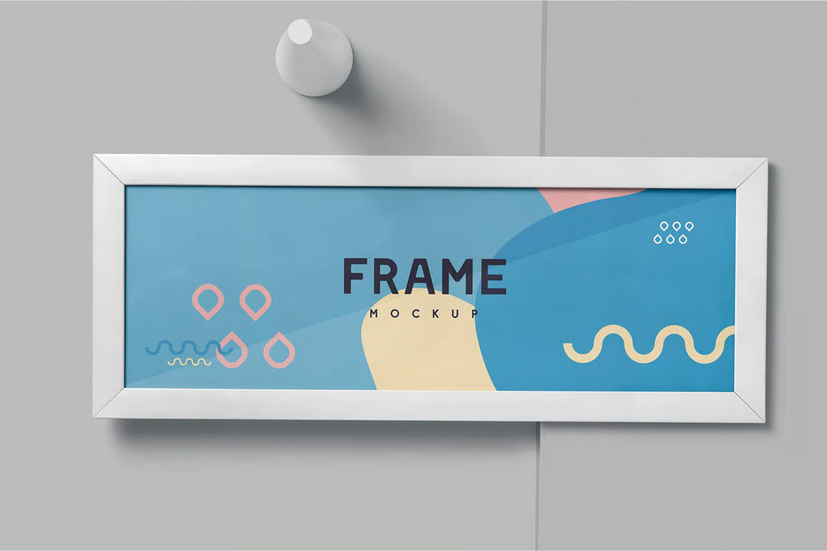 Landscape Frame Mockups, an Advertising Mockup by megostudi0 (Photo 3 of 7)