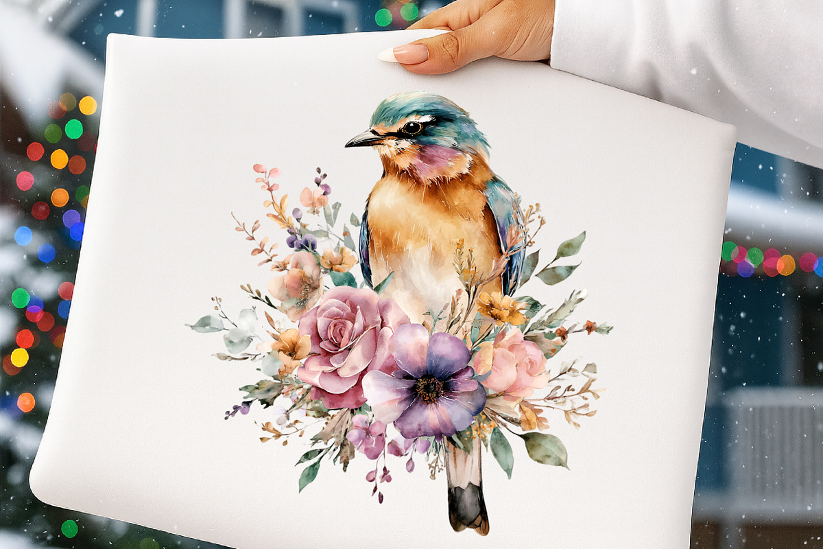 Watercolor Spring Boho Clipart, an Illustration by Digital Artistic99 (Photo 8 of 8)