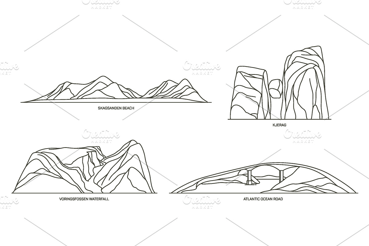 Natural sights of Norway, an Illustration by GenziWorkshop (Photo 9 of 13)