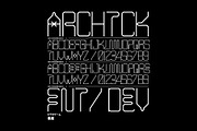 ARCHTCK, a Font by Hydro74 (Thumbnail 3 of 4)