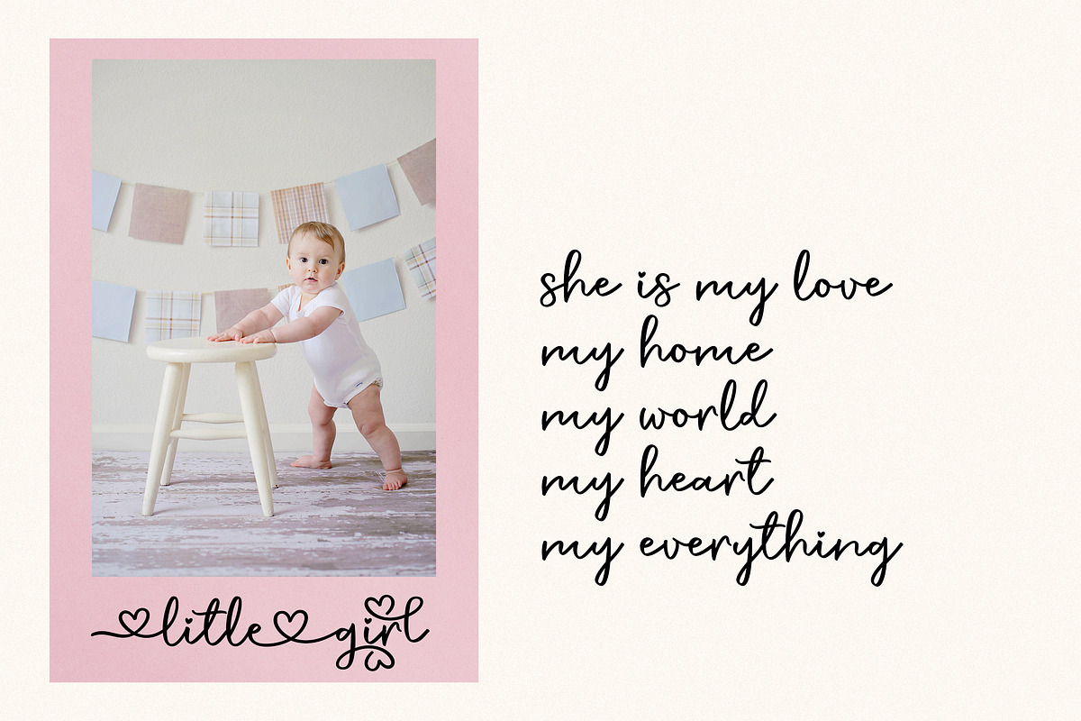 Crowd Heart Script, a Script Font by Siwox Studios (Photo 7 of 10)