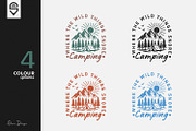 Camping Adventure T-shirt Design, a Graphic by shaondesigns (Thumbnail 2 of 5)