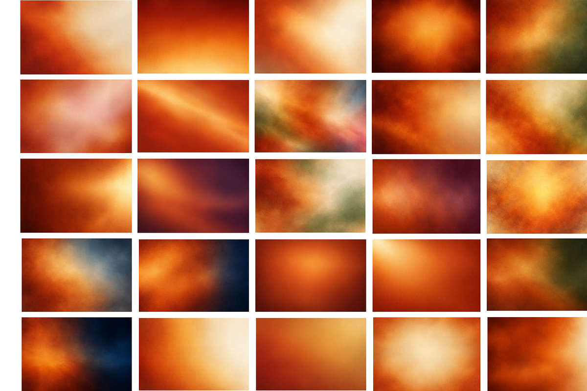 Golden Amber Analog Haze Backgrounds, a Background Graphic by MarisoArt (Photo 4 of 5)