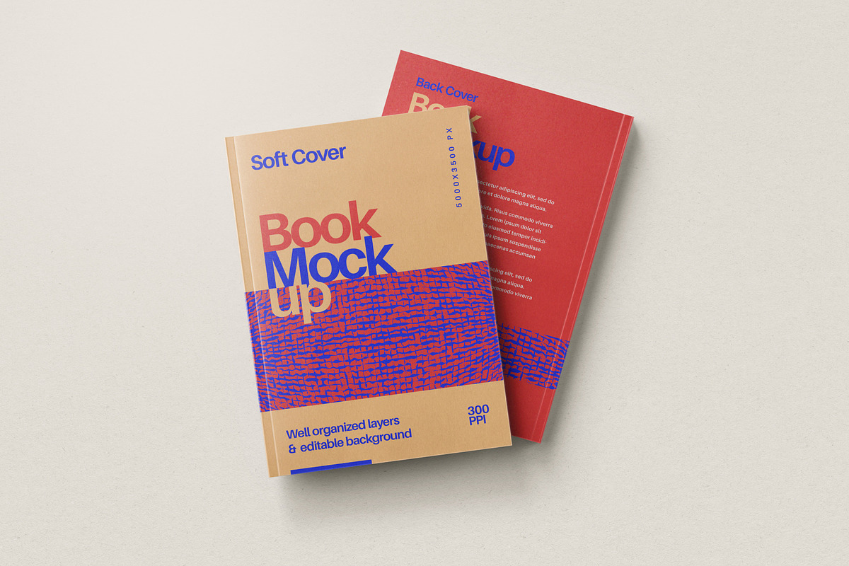 Book Cover Mockup Set, a Books & Magazine Mockup by mockupatelier (Photo 7 of 9)