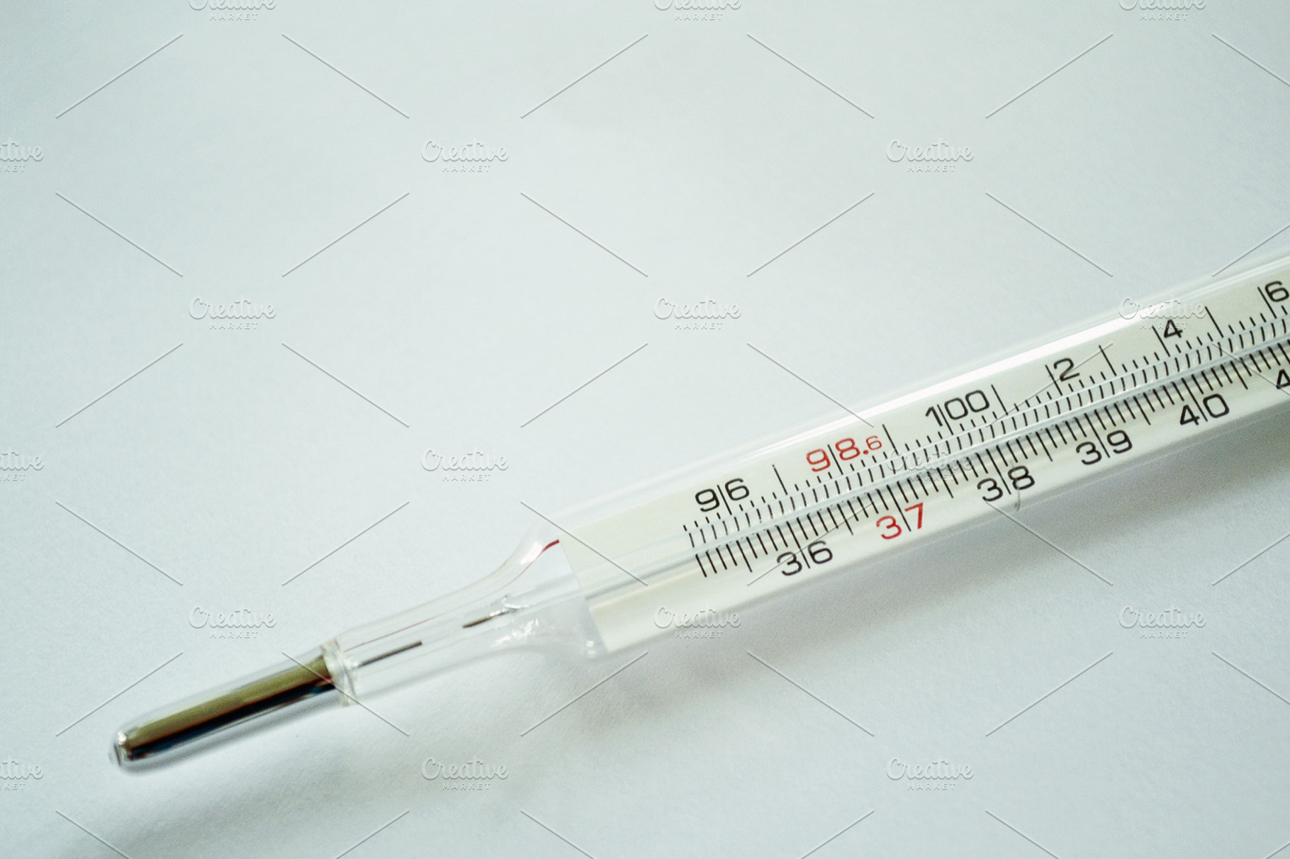 Thermometer stock photo containing medicine and thermometer