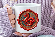Seal Wax Letter Stamp Sublimation, an Illustration by Pixels.Craft (Thumbnail 7 of 7)