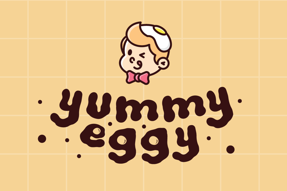 Sende Egg - Display Font, a Handwritten Font by Attype (Photo 2 of 8)