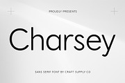 Charsey – Modern Font, a Sans Serif Font by Craft Supply Co. (Thumbnail 1 of 8)