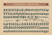 CS Gleam – Tuscan Font, a Serif Font by Craft Supply Co. (Thumbnail 8 of 8)