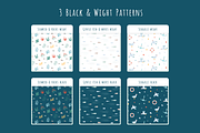 Ocean Adventure Patterns—6 Designs, an Illustration by ApollinariaManko (Thumbnail 2 of 9)