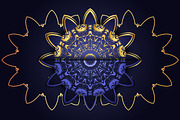 Mandala Oriental Floral art Bundle, a Background Graphic by NJ Himel (Thumbnail 16 of 97)