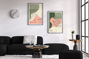 Hand drawn floral art line posters, a Poster Template by ExpressShop (Thumbnail 2 of 2)