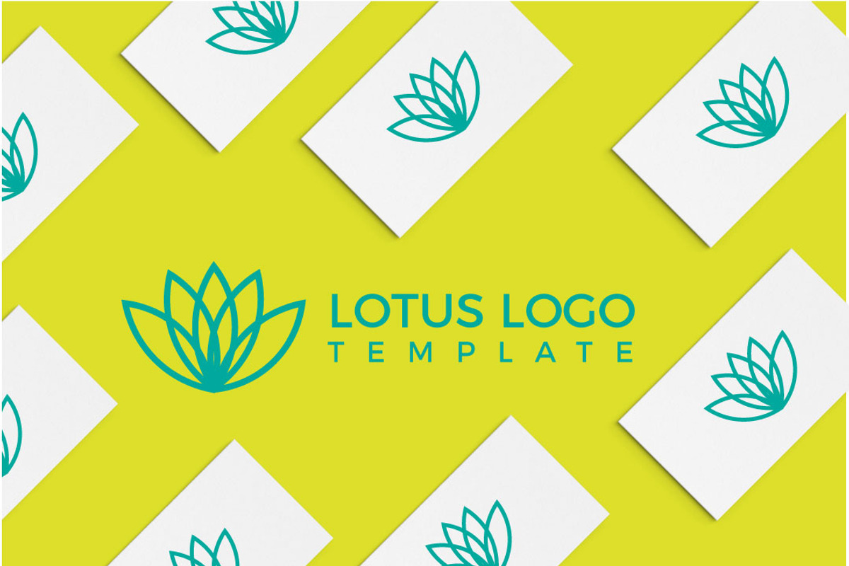Lotus Logo Template, an Icon by The Higgins Creative