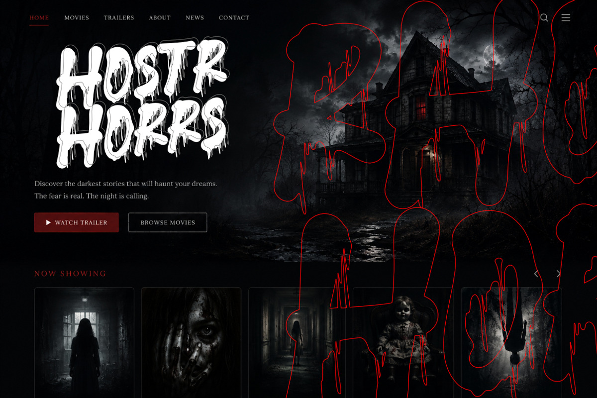 Rhoots Terror - Horror Typeface Font, a Handwritten Font by Bayuktx (Photo 2 of 7)