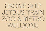 Qonseat a Geometric Display Sans, a Sans Serif Font by Lettertype Studio (Thumbnail 8 of 9)