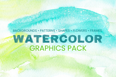 Watercolor Graphics Pack