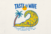 Taste the Wave, a Food Illustration by Mangustudio (Thumbnail 1 of 3)