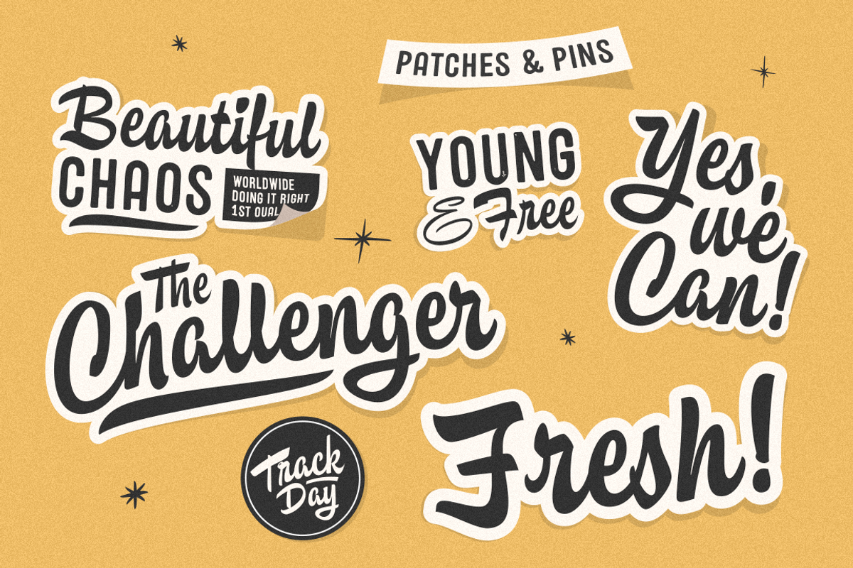 Ruth Script Font Family preview 3