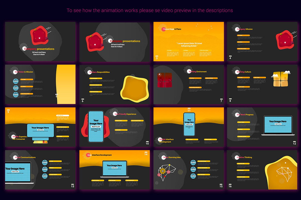 Animated PowerPoint Template, a Presentation Template by SCworkspace (Photo 19 of 25)