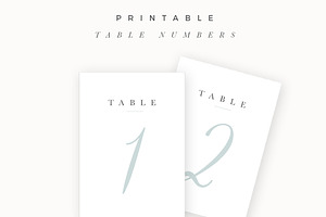 Table Numbers Reference TN02