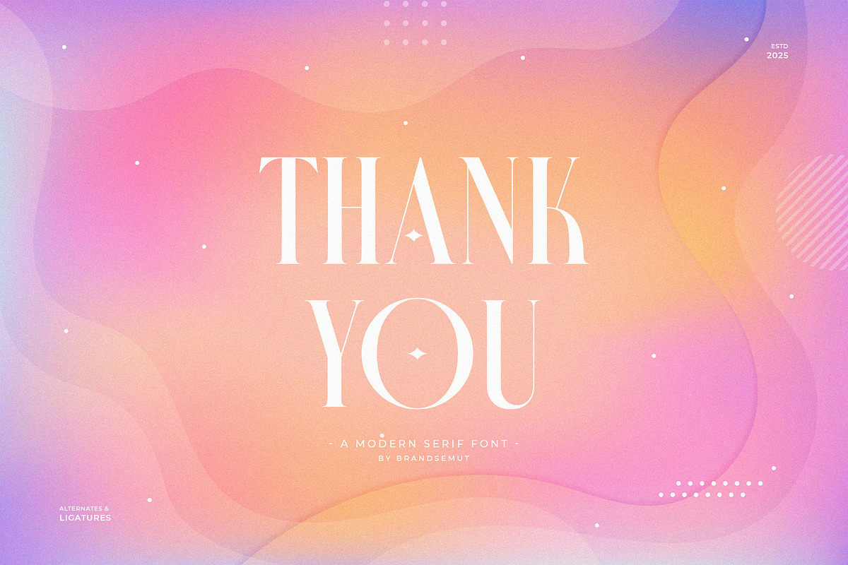 Roaming Glow – Elegant Modern Serif, a Serif Font by BrandSemut (Photo 9 of 10)