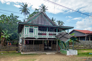 Traditional village houses in Tana Beru, Sulawesi, Indonesia, an Architecture Photo by GoodGoods