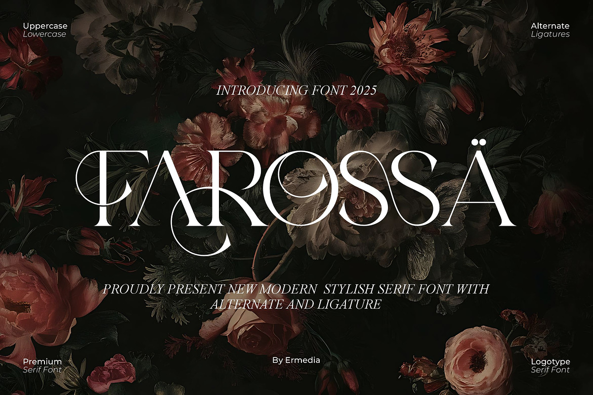 Farossa || Modern Elegant Serif Font, a Serif Font by Ermedia Studio (Photo 1 of 10)