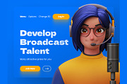 3D Avatar Profession Characters, an Object Graphic by Rakata Studio (Thumbnail 4 of 6)