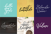 Biolatesha Calligraphy Font, a Script Font by Typia Nesia (Thumbnail 5 of 7)